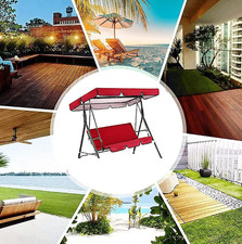 Ensemble housse balançoire Oxford plaqué argent 210D pour sièges extérieurs