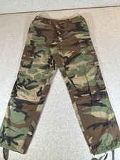 Camo Pants Men Medium Camo Cargo Ripstop Military Streetwear Hunting Vintage Y2K