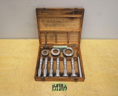 Mitutoyo Holtest 368-903 Bore Gauge Set 20-50mm 3-Point Inside Micrometer Japan