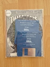 ✅ THE BARD'S TALE III ⭐ Commodore Amiga ⭐ With Manual / 2 Floppy Disks + Coderad⚡ image