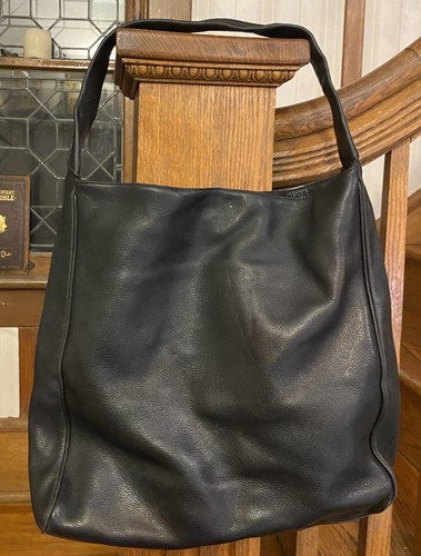 DKNY Handtasche weiches schwarzes Leder Damen Schulter - Bild 2 von 7