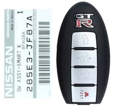 1 For 09-19 Nissan Gt-r Oem 4b Smart Prox Remote Key Fob 285e3-jf87a 315 Mhz 1 For 09-19 Nissan Gt-r Oem 4b Smart Prox Remote Key Fob 285e3-jf87a 315 Mhz