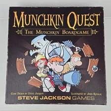 Munchkin Quest The Board Game 1st Edition 1st Printing - 99% complete!