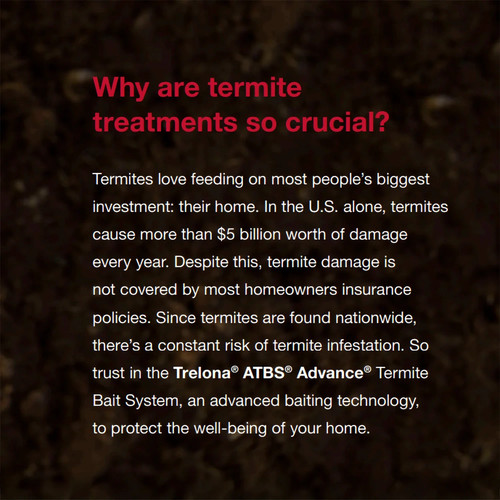 6 pack Advance Trelona Termite Control Bait Cartridges TBC - Afbeelding 5 van 8