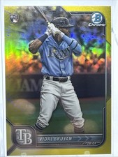 2022 Bowman Chrome - Vidal Brujan #89 Yellow Refractor /75 (RC)