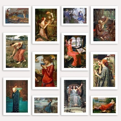 J W Waterhouse TOP AUSWAHL Fine Art Prints A1 A2 A3 A4 A5 Easy Fit Wandbild