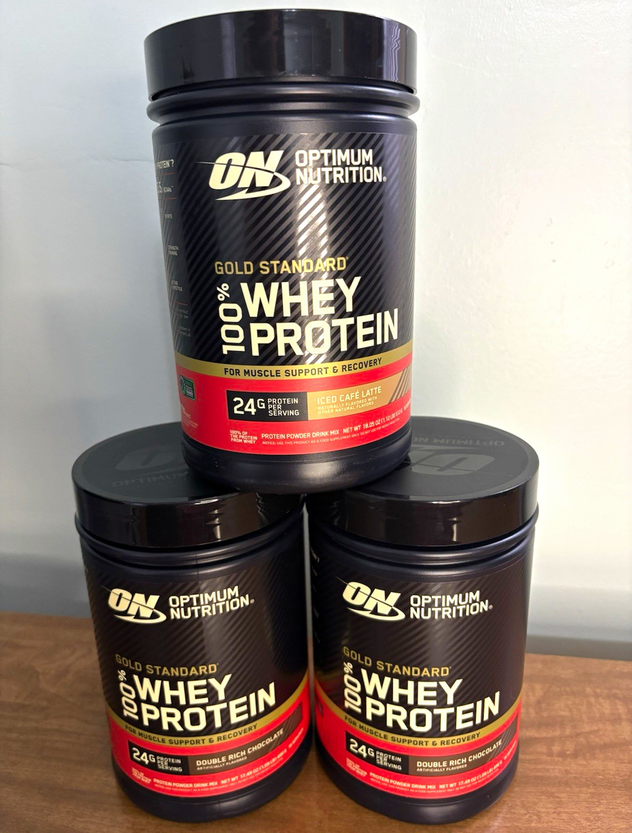 Optimum Nutrition Gold Standard 100% Whey Powder Double Rich Chocolate 17.49 lb