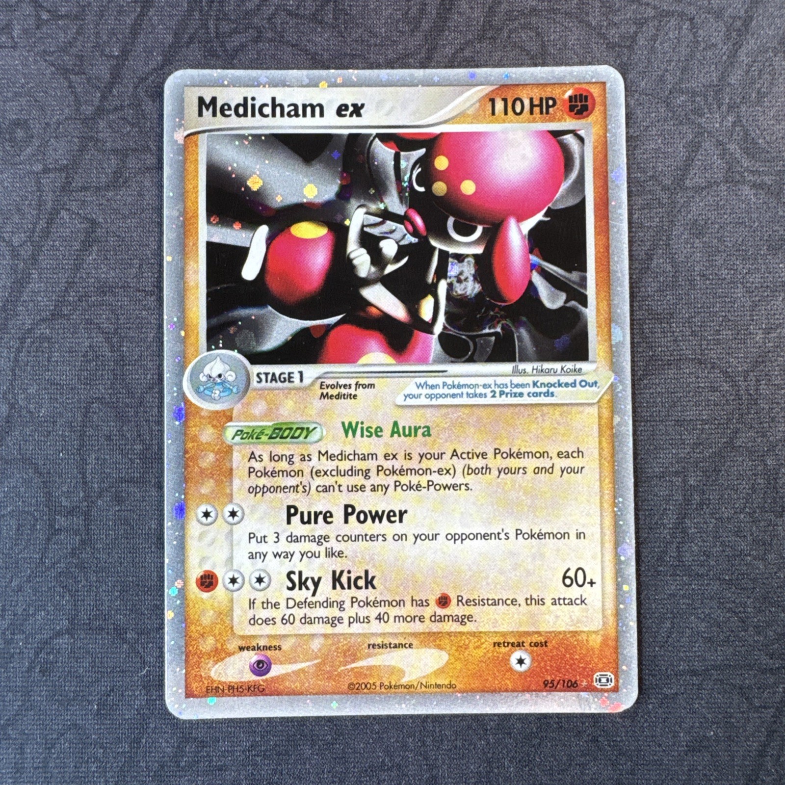 Medicham ex 95/106 Emerald Holo Pokemon