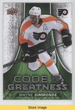 2015-16 Upper Deck Code to Greatness Wayne Simmonds #CTG-5 READ h9l