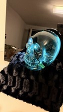 Raro teschio di cristallo gigante ossidiana quarzo gigante Crystal Skull teschio