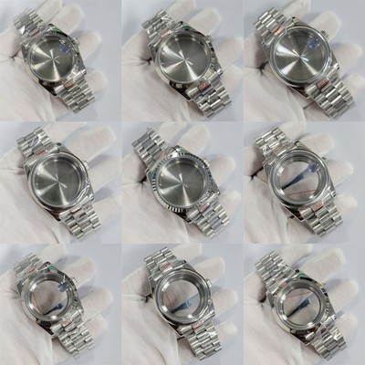 36MM 39MM Sapphire Glass Cover Watch Case Watch Band For NH35/NH36/4R/7S *vy