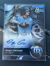 Ryan Cermak | 2023 Bowman Platinum Auto TOP-74 Tampa Bay Rays