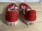 Vans Old Skool Red White Canvas Low Top Sneakers Men's Size 13 — photo 4
