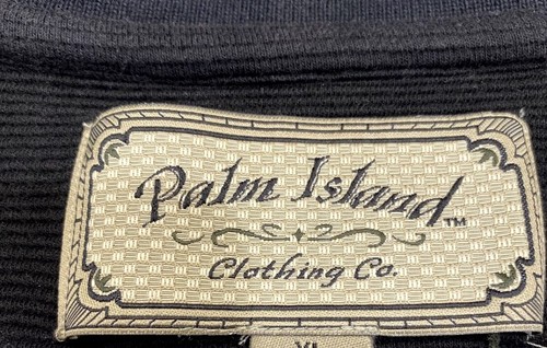 Polo de golf Palm Island Clothing verde y negro palma vintage para coche grande - Imagen 4 de 7