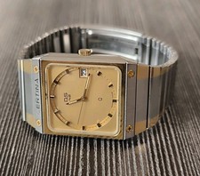 Vintage Certina DS N2 Quartz Herrenuhr - Bicolor Gold/Stahl - Saphirglas -