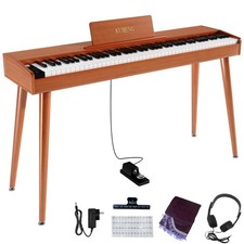 digital Piano 88 Key Semi Weighted Keyboard,Full-size Electric Piano for Begi...