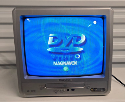 Magnavox MWC13D6 TV DVD Player Combo Tested NO Remote Retro Gaming CRT **READ!**