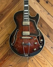 Ibanez Artcore Expressionist AG95QA-DBS (Dark Brown Sunburs Electric Guitar Used