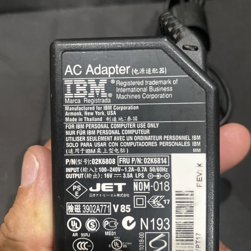 Zebra LP 2844 PS Thermal Printer With Power Supply Used Tested WORKS GREAT - Image 4 of 4