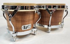 Tambor Bongo Latin Percussion LP1964 Original Madera Caoba Concha, Herrajes Cromados