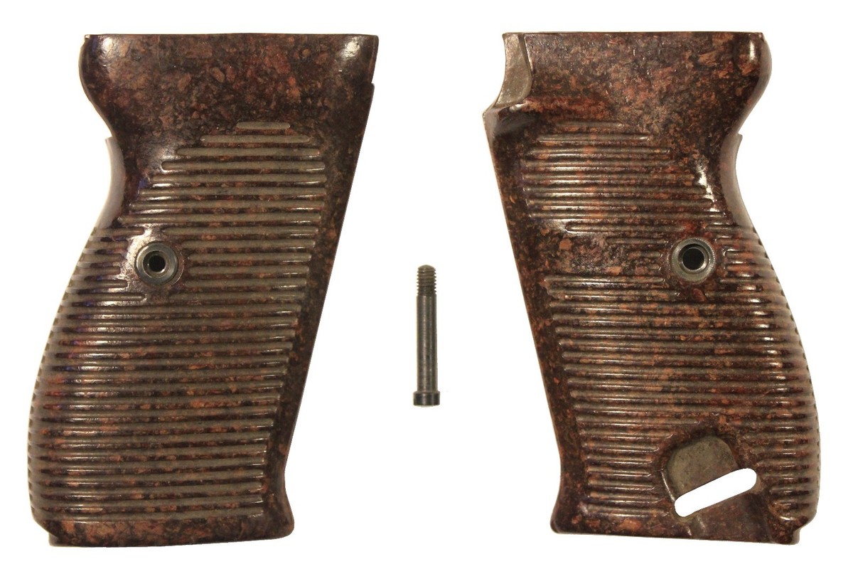 Rare Original German WW2 Walther P38 Pistol Bakelite Grips AEG w