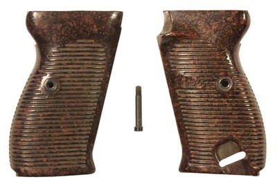 Rare Original German WW2 Walther P38 Pistol Bakelite Grips AEG w
