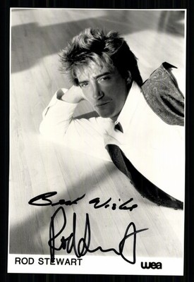Rod Stewart Pop Singer Large Photo Original Signed + G 50045