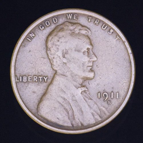 1911-S Lincoln Wheat Cent SEMI-KEY Very Good San Francisco Low Mintage