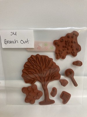 Stampin' Up! Branch Out Unmounted No Foam Stamp Set Tree, Seasons