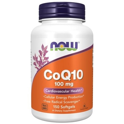 Now Foods CoQ10 (Koenzym Q10) 100 mg - 150 Kapseln