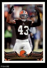 2013 Topps #302 T.J. Ward Browns-FB Oregon  8 - NM/MT