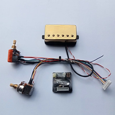 Veyz Sustainer Reversed Humbucker Gold - Hosco Push Push Pots | Not a Sustainiac