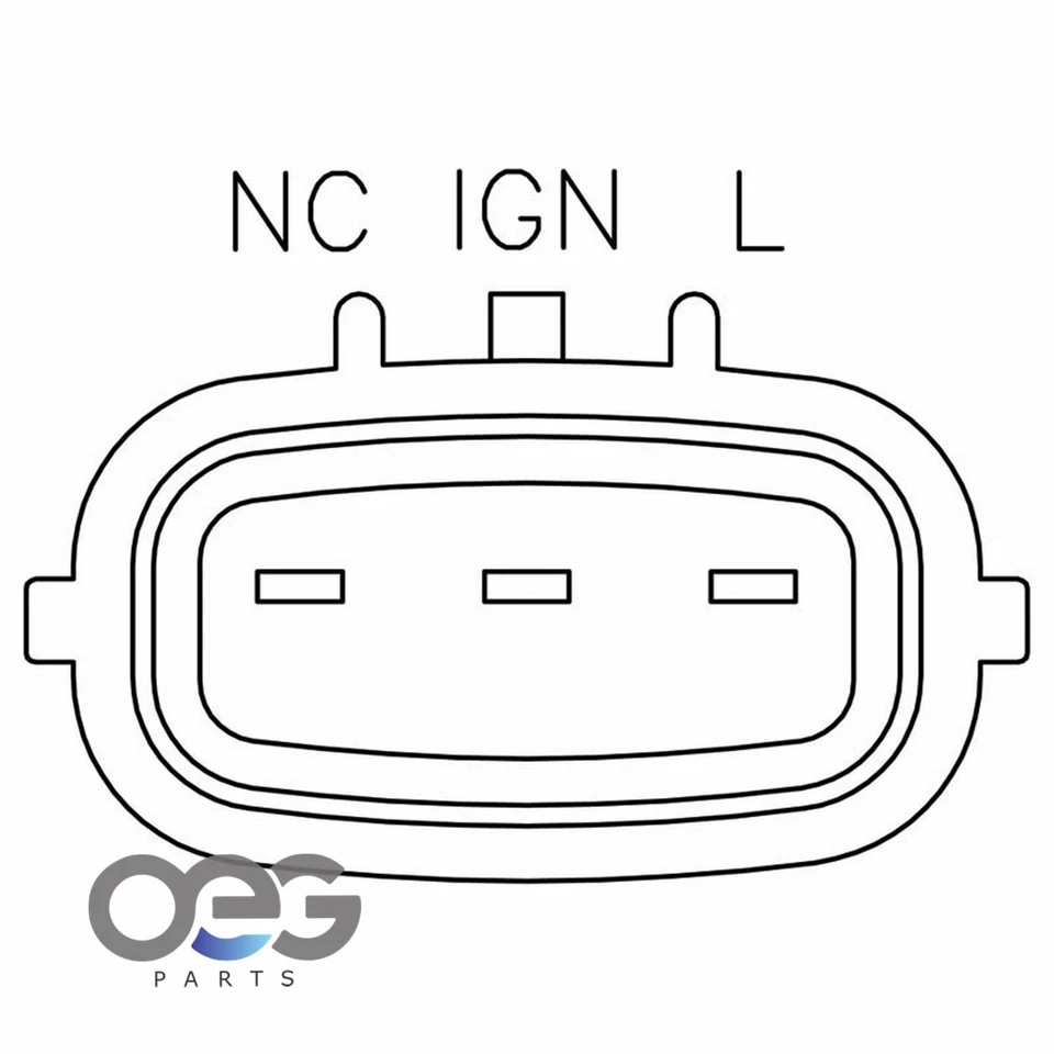 New Voltage Regulator For Acura SLX V6 3.5L 98-99 8-97183-613-0 126000-2480 - Изображение 2 из 4