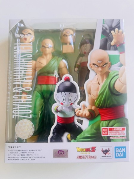 Dragon Ball Z Tenshinhan Chaoz Figura S. H. FIGUARTS Bandai Japón de Acción