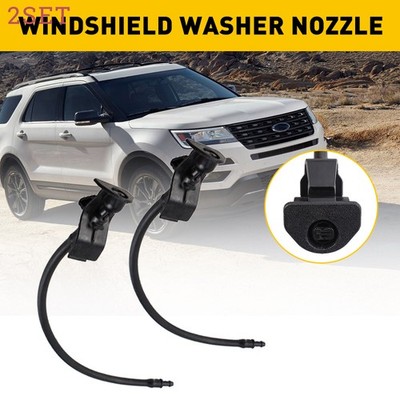 2set AR3Z17603A For Ford Explorer Window Windshield Wiper Washer Nozzle Sprayer