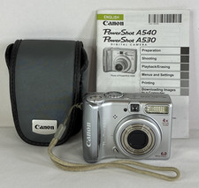 Canon PowerShot A540 Compact Digital Camera 4x Zoom 6mp