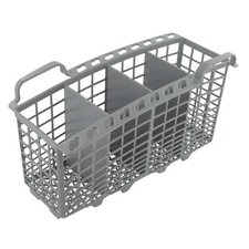 Genuine Indesit Universal 4-Compartment Grey Slimline Dishwasher Cutlery Basket