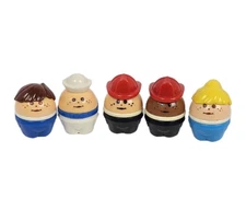 (Lot of 5) Little Tikes Toddle Tots Chunky Vintage Figures People Toddler Toys