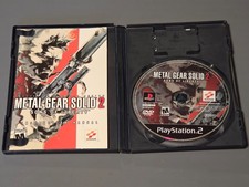 Retro Playstation 2 PS2 Metal Gear Solid 2: Sons of Liberty Cib w/ Reg Card