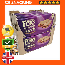Foxs Milk Chocolate Viennese Biscuits 12 x 120g - Milk chocolate biscuits