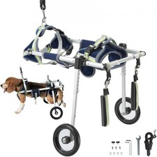 NEW HOT/ 2 Wheels Dog Wheelchair for Back Legs, Pet Wheelchair Lightweight  Ad