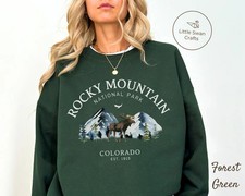 Rocky Mountain National Park Sweatshirt Colorado Nature Hiking Gift Top