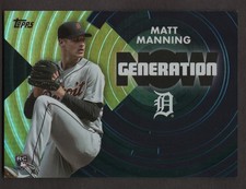 2022 Topps Update Generation Now #GN-75 Matt Manning Gold /75 Rookie RC