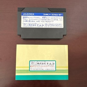 Metro-Cross Famicom FC Namco Japan Import CIB with Unused Sticker Rare