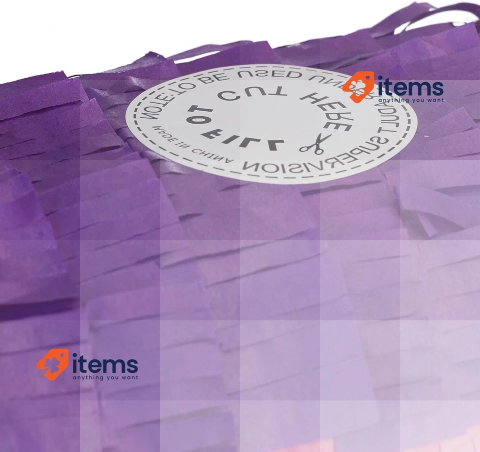 Piñata De Burro Colgante Relaxdays Multi 55 X 40 X 13 Cm Niños Niñas - Imagen 4 de 4