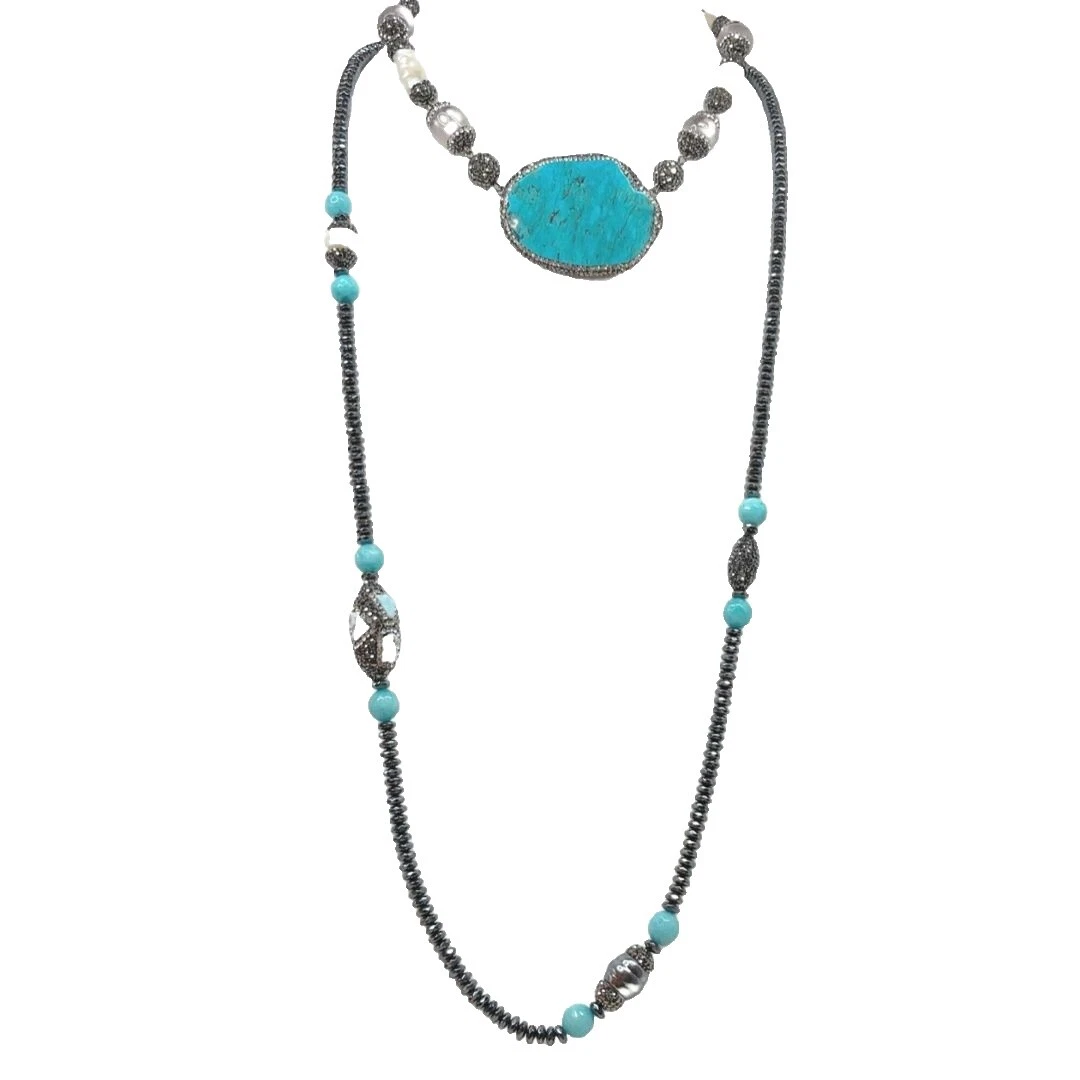 Turquoise Beaded Beauty Fashion Necklaces & Pendants