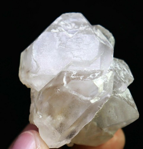NATÜRLICHE einzigartige skelettale elastische QUARTZ Kristallpunkt Mineralprobe - Bild 3 von 10