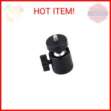 AKOAK 1/4" Swivel Mini Ball Head Screw Tripod Mount for DSLR Camera Camcorder Li