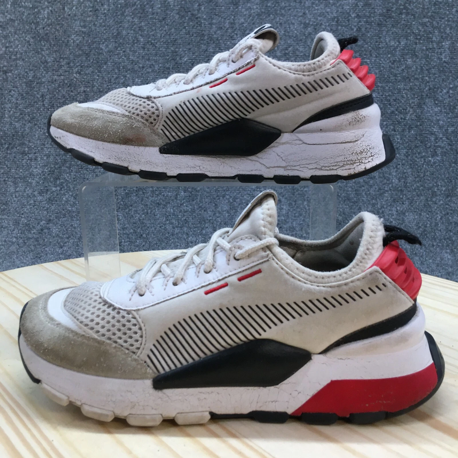 Scarpe da corsa Puma gioventù 4 bianco nero RS 0 inverno INJ scarpe da ginnastica giocattoli 369030