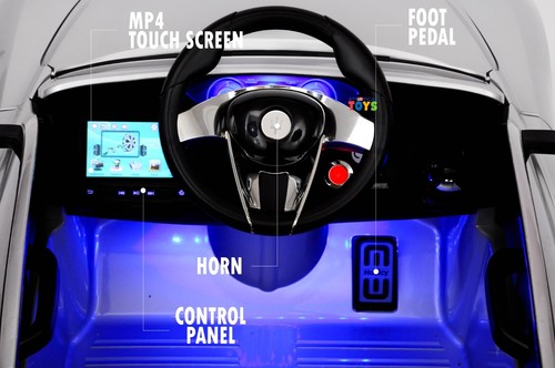 Kids Ride On Car R/C MP4 Screen LED wheels Licensed Maserati Various Colors - Picture 22 of 23
